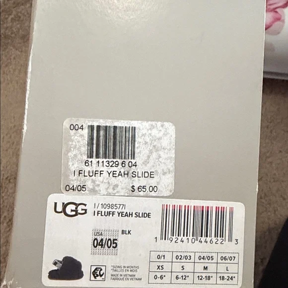 UGG Black Fluff Yeah Slide - Picture 3 of 3